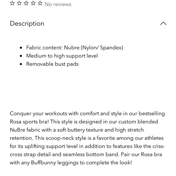 NWT BuffBunny Sports Bra - Dark REd Bossy Print Sz Medium - Picture 6 of 9